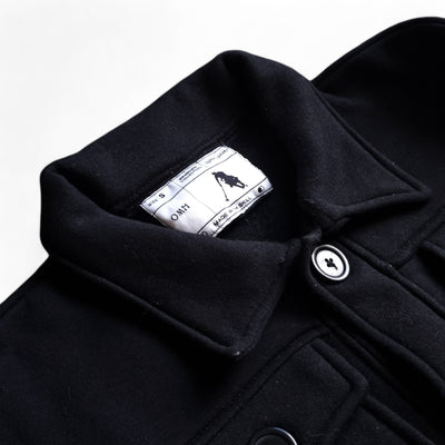 Black Fleece Trucker Jacket