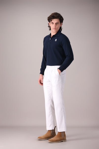 NAVY BLUE FULL SLEEVES POLO