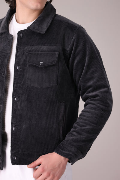 Dark Grey Corduroy Jacket