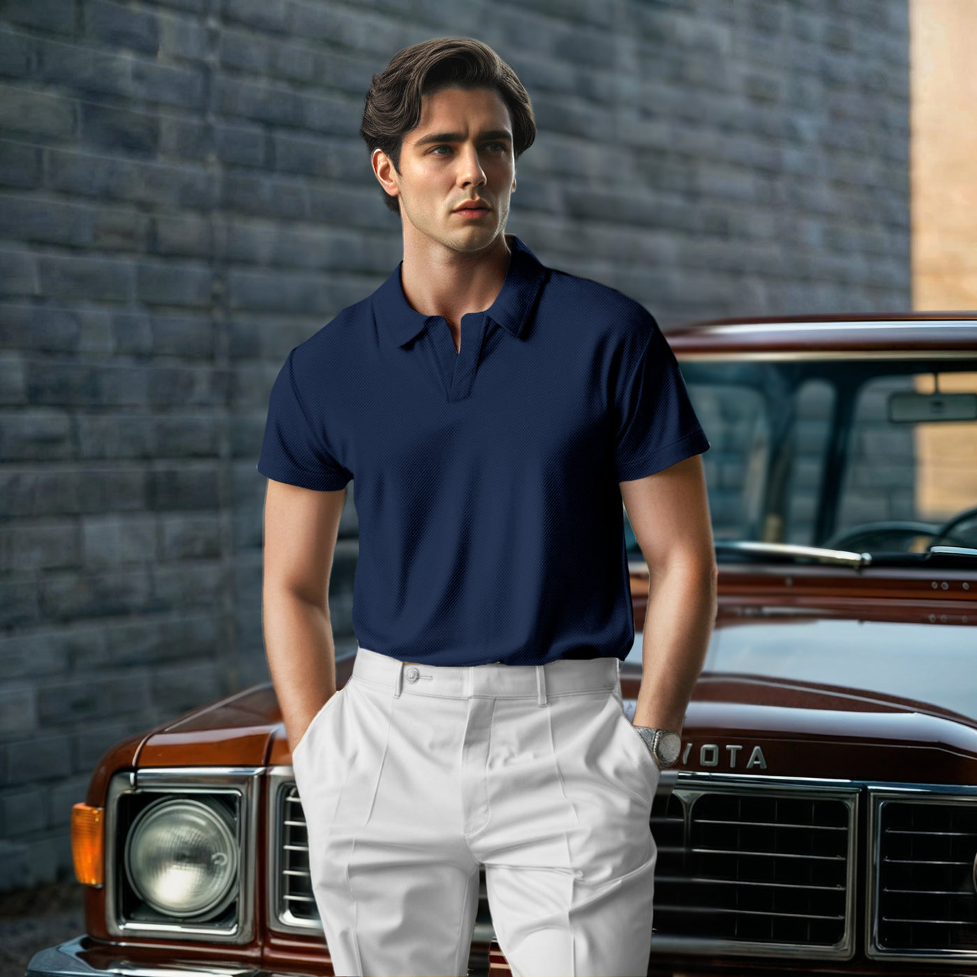 ZINC JOHNNY COLLAR POLO